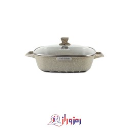 ماهیتابه گرانیت مربع لایف اسمایل مدل SPSF-36